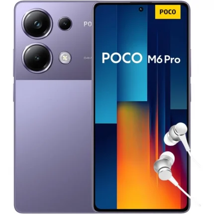 Smartphone Xiaomi POCO M6 Pro, Carte SIM Non Incluse, Android, Version FR - Violet Original