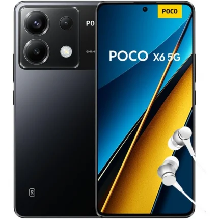 Smartphone Xiaomi POCO X6 5G, Carte SIM Non Incluse, Android, Version FR - Noir Original